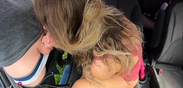  Rain Caught Couple Fucking in a Car Outdoor - Double Cum on Gorgeous Butt